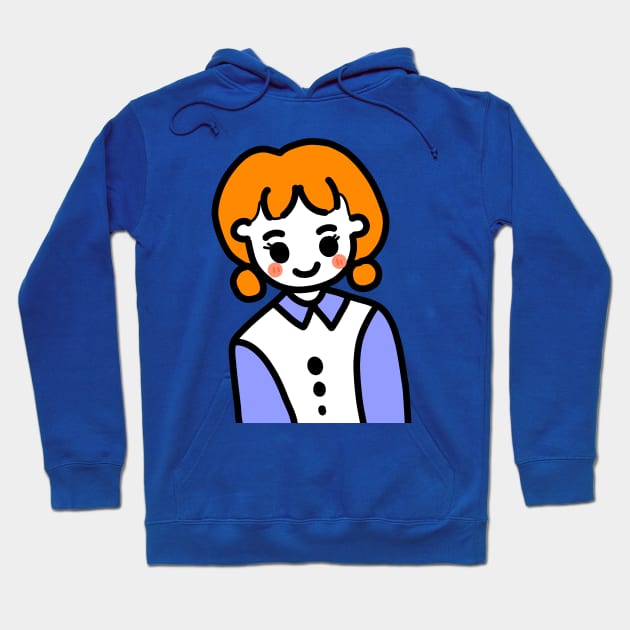 sheep hair girl Hoodie by daisymumi